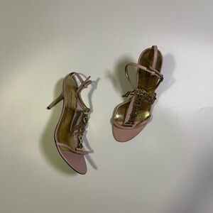 dolce and gabbana s/s 2003 pink bondage heels